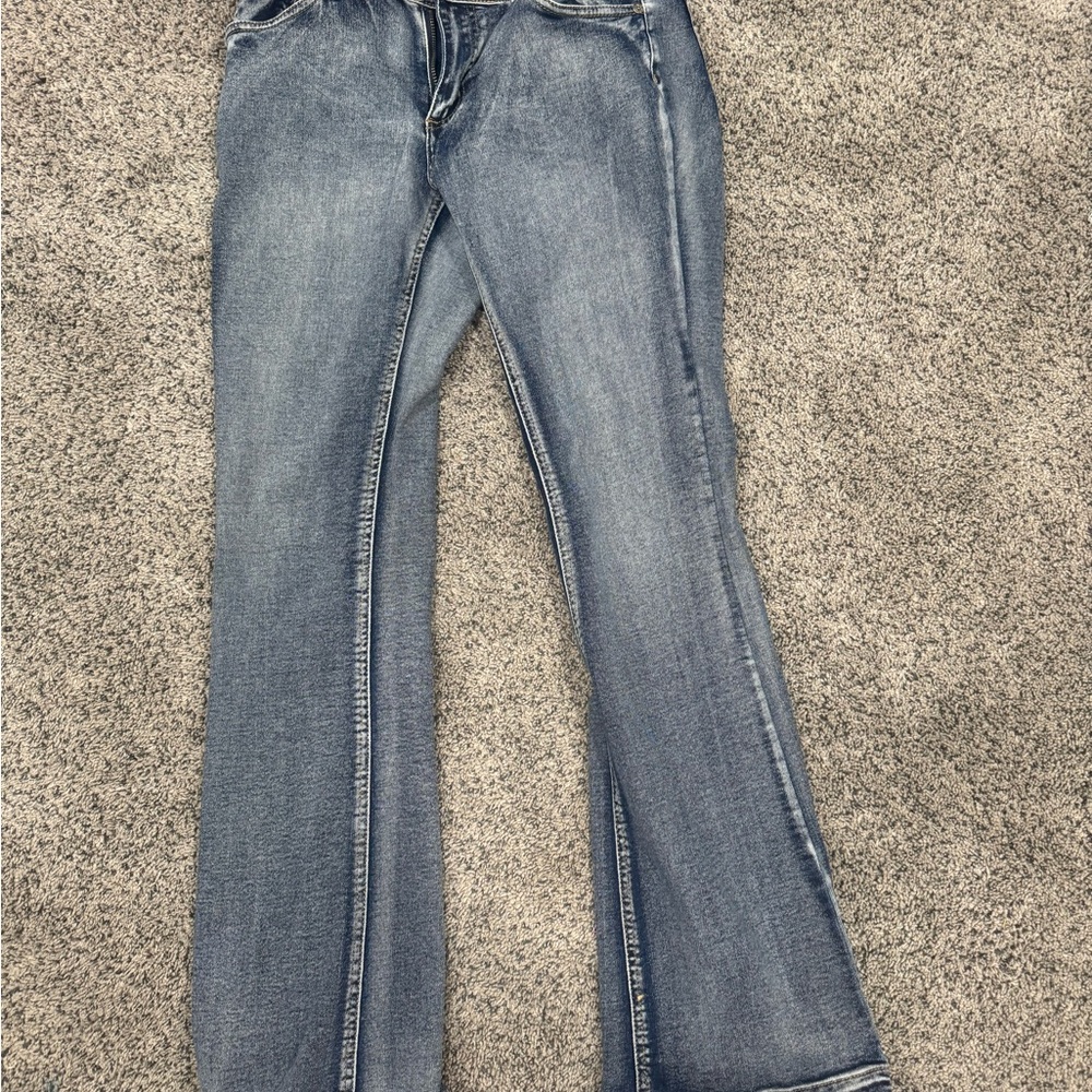 Crest Women's Light Blue Flare Jeans
